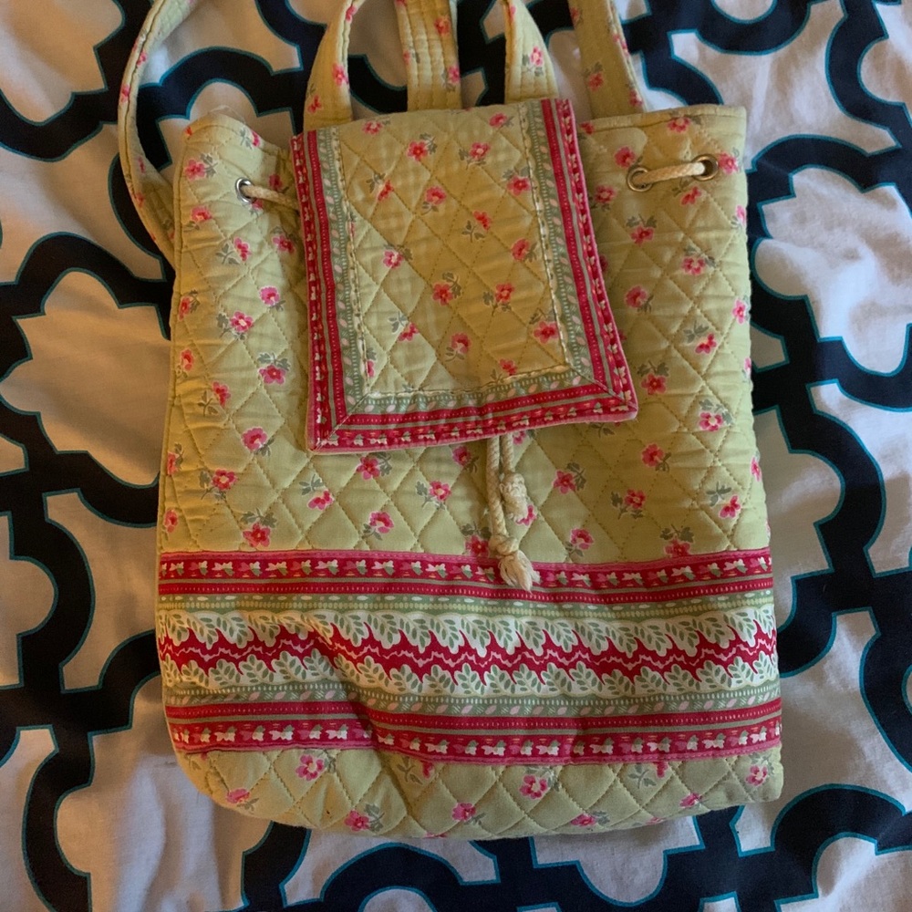 Quilted Backpack Purse